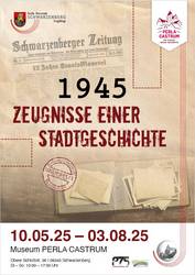 Plakat Sonderausstellung "KunstSpuren - Jörg Beier und Ralf Alex Fichtner"