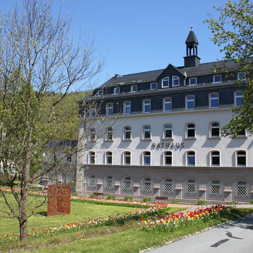 Ratssaal im Rathaus Schwarzenberg
