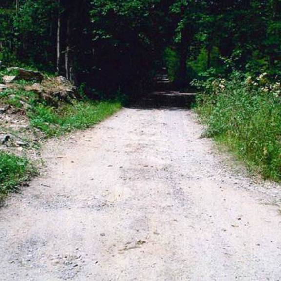 Alte Pöhlaer Straße vor Baumaßnahme (Foto: Stadtverwaltung)