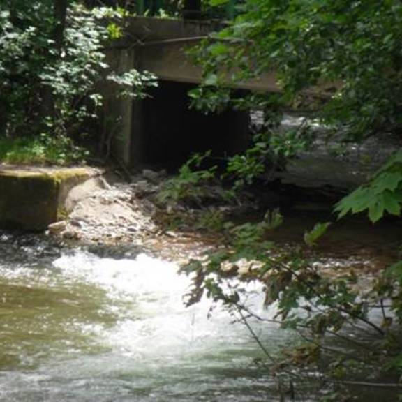 Pöhlwasser 1. Bauabschnitt vor Baumaßnahme (Foto: Stadtverwaltung)