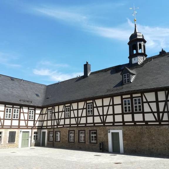 Aufnahme Innenhof Herrenhof (Foto: Stadtverwaltung Schwarzenberg)