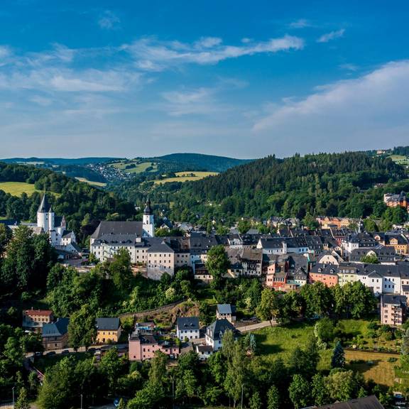 Luftbild Schwarzenberg