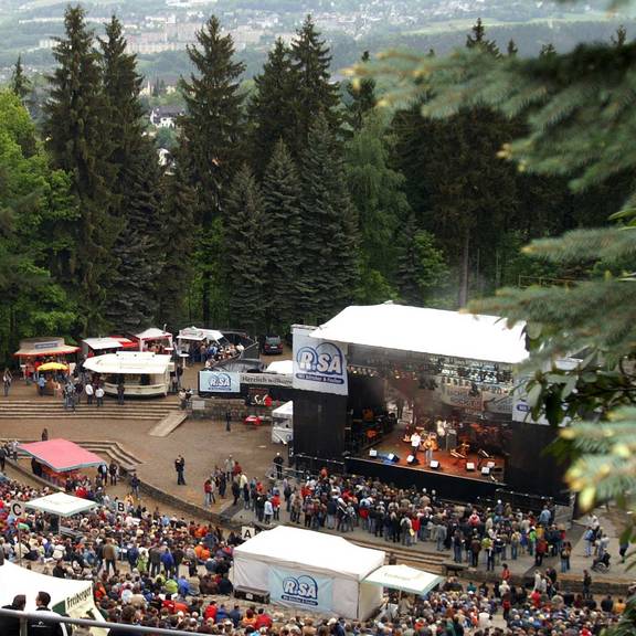 Ansicht Waldbühne Schwarzenberg